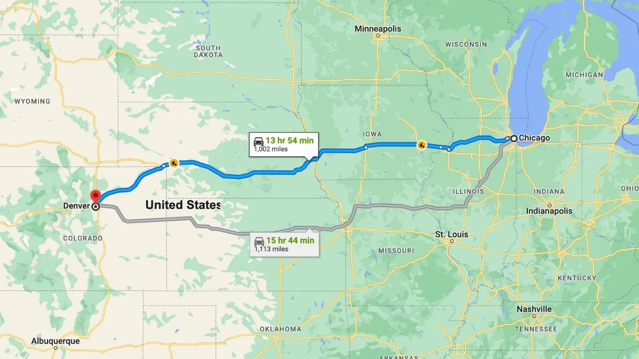 Road Trip From Chicago To Denver