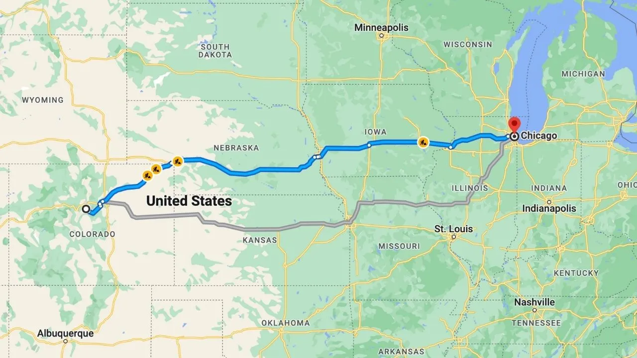 Road Trip From Colorado To Chicago