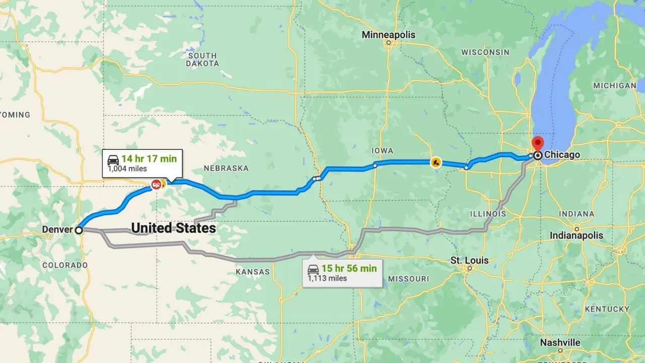 Road Trip From Denver To Chicago