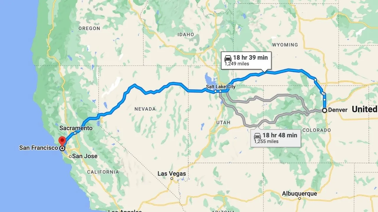Road Trip From Denver To San Francisco