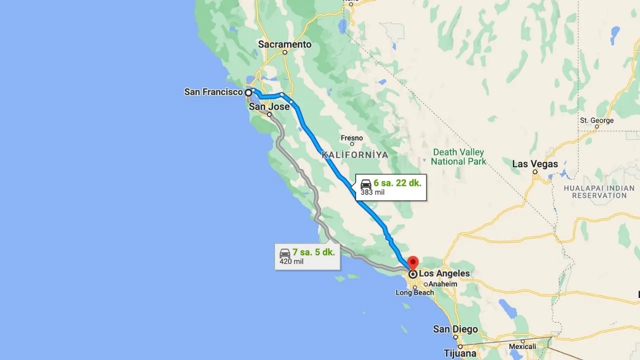 Road Trip From San Francisco To Los Angeles