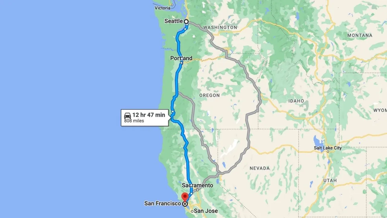 Road Trip From Seattle To San Francisco