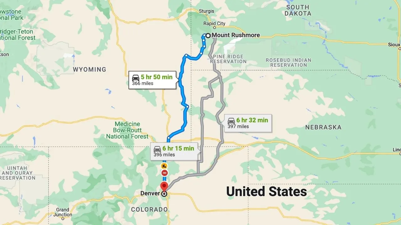 Road Trip From Mount Rushmore To Denver