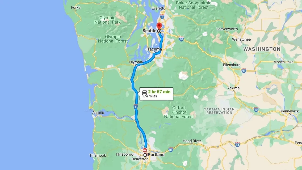 Road Trip From Portland To Seattle