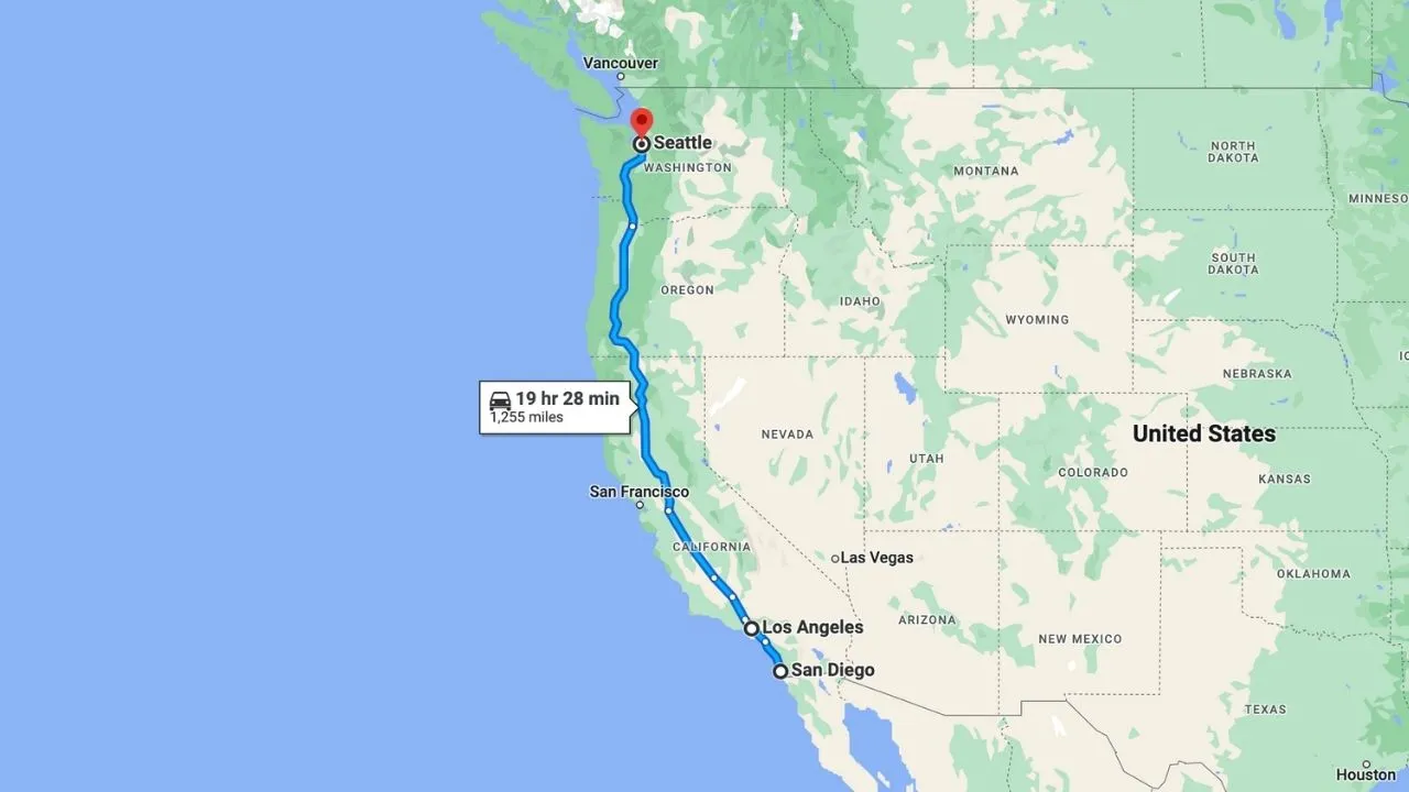 Road Trip From Seattle To San Diego