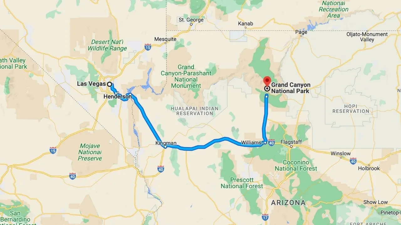 Las Vegas To Grand Canyon Road Trip.webp