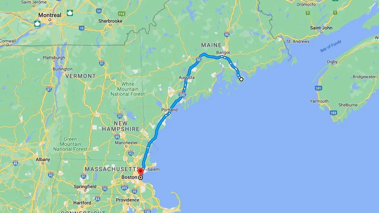 Acadia National Park To Boston Road Trip