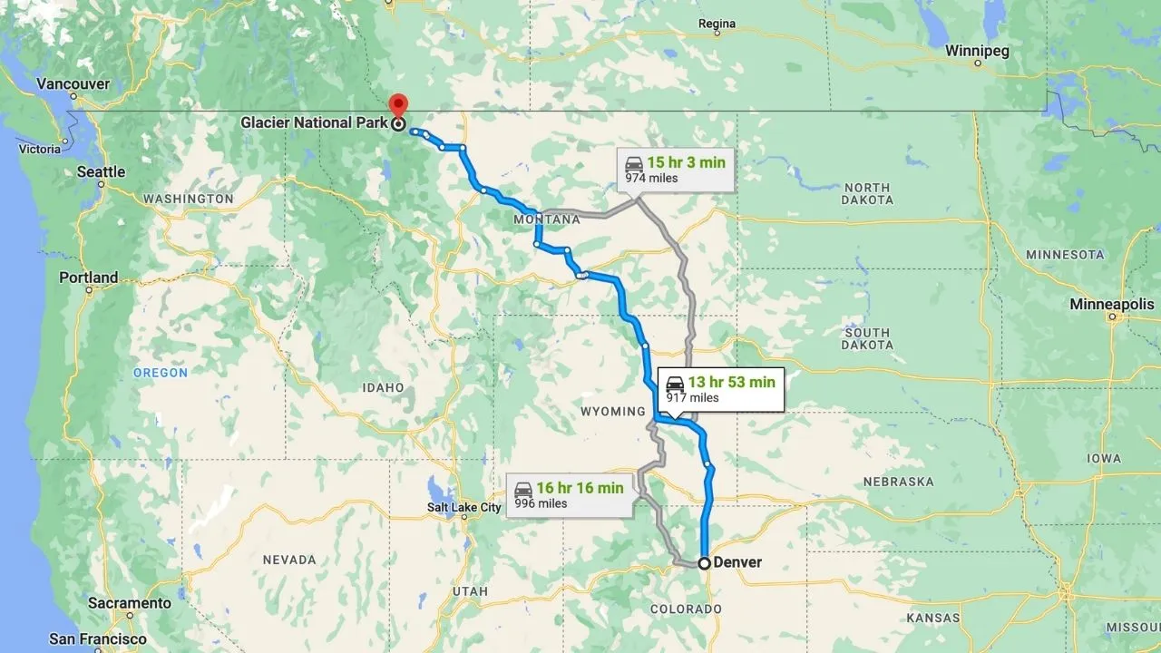 Denver To Glacier National Park Road Trip