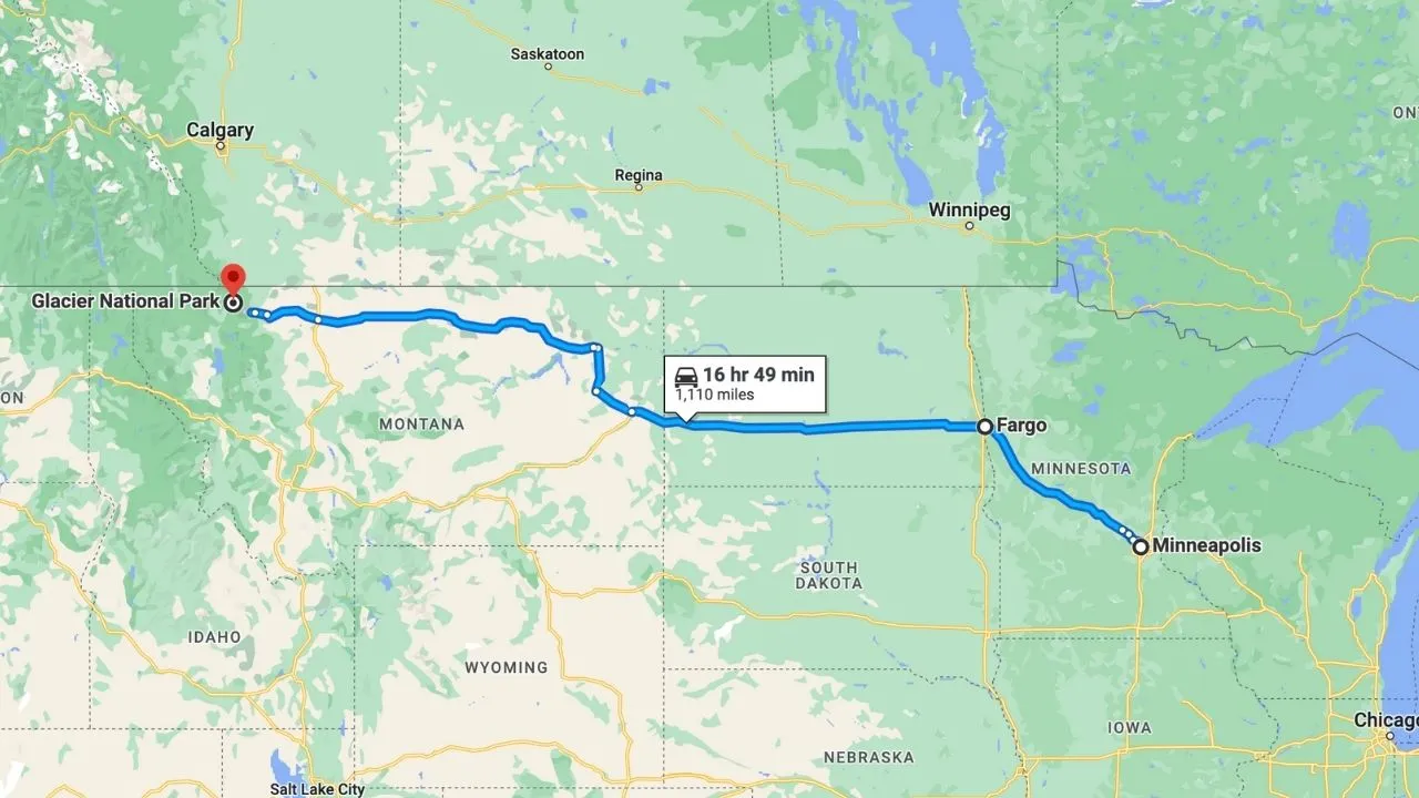 Minneapolis To Glacier National Park Road Trip