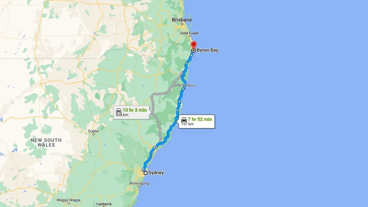 Sydney To Byron Bay Road Trip